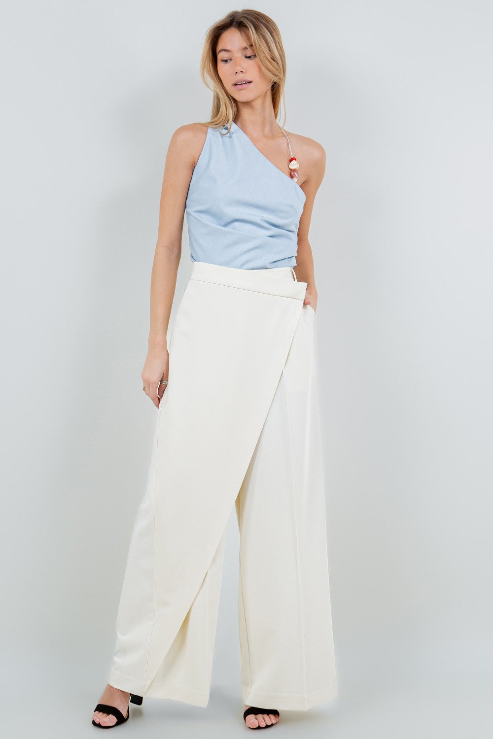 Blue One Shoulder Top | Collective Request 