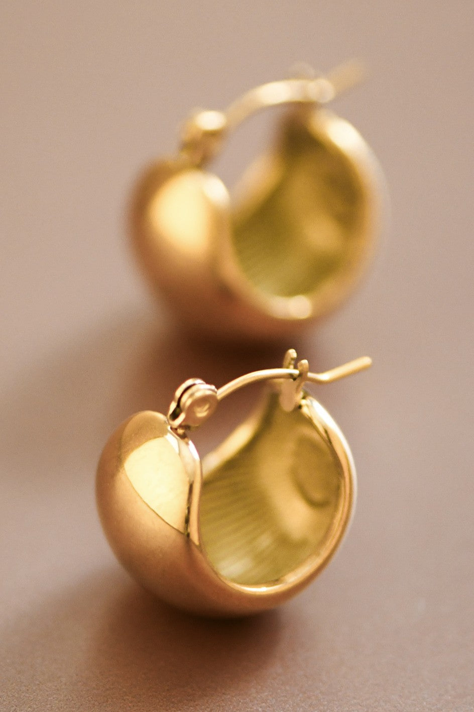 Simple Gold Earrings