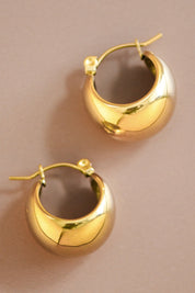 Simple Gold Earrings