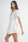 Eyelet Lace Mini Ruffle Tiered Dress | Collective Request 