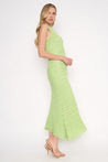 Lime Sleeveless Crochet Maxi Dress | Collective Request 