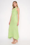 Lime Sleeveless Crochet Maxi Dress | Collective Request 