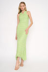 Lime Sleeveless Crochet Maxi Dress | Collective Request 