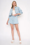 Cropped Denim Jacket | Collective Request 