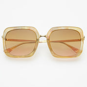 Lulu Acetate Womens Square Sunglasses