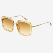 Lulu Acetate Womens Square Sunglasses