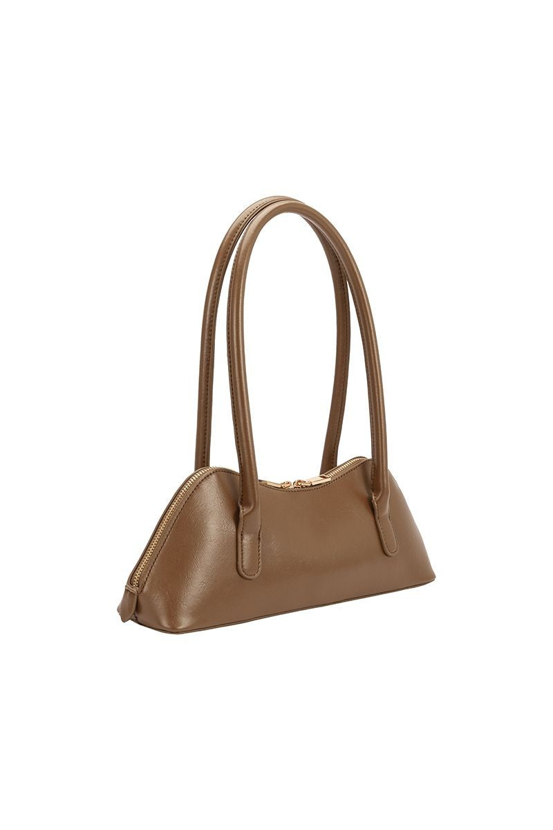 Dakota Taupe Recycled Vegan Shoulder Bag