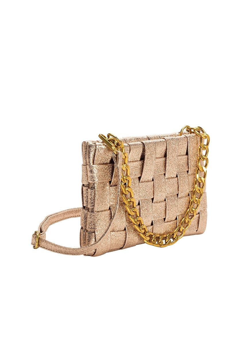 Mimie Champagne Small Crossbody Bag