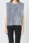 Sequin Embellished Top | Collective Request 