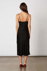 Black Satin Midi Dress | Collective Request 