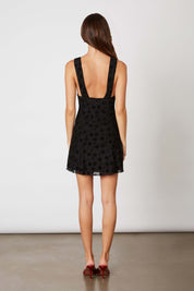 Black Leopard print mini dress
