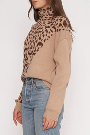 Cut Out Turtleneck Sweater