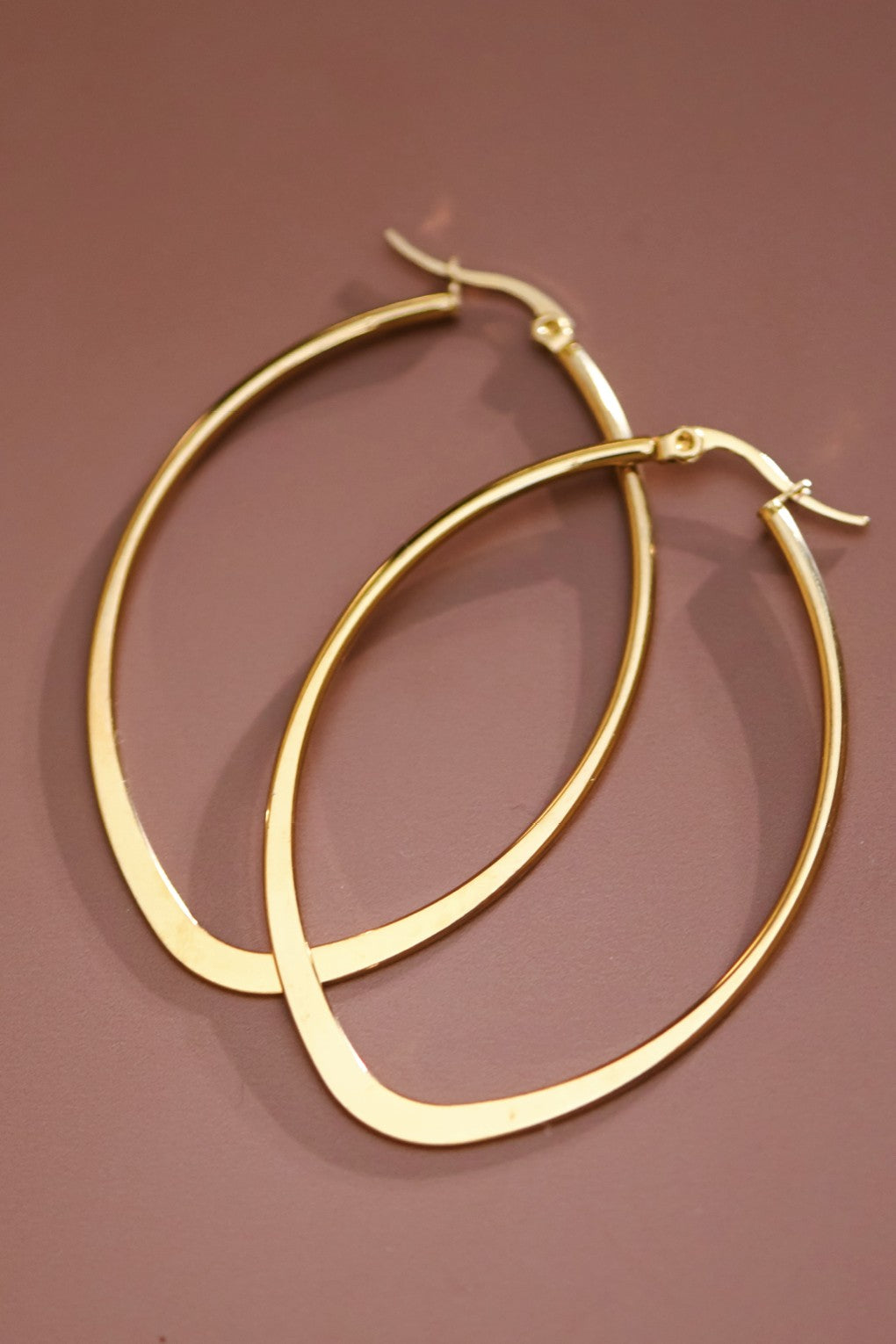 Simple Gold Earrings