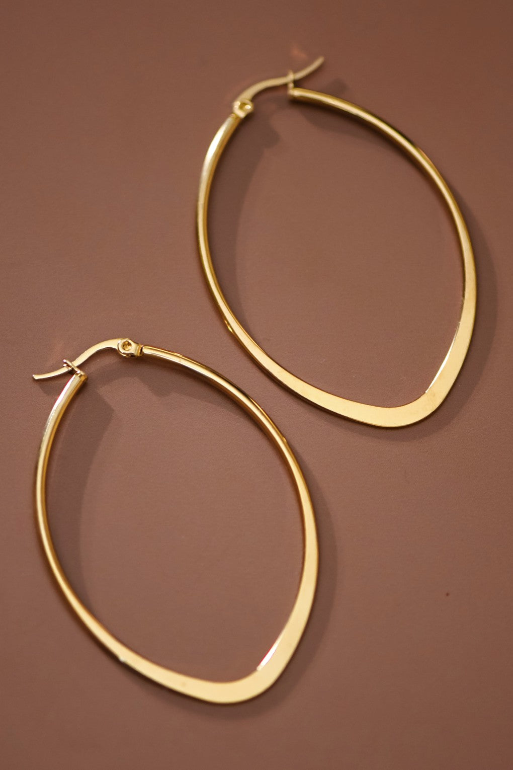 Simple Gold Earrings