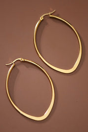 Simple Gold Earrings
