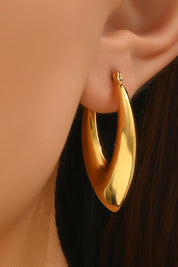Simple Gold Earrings