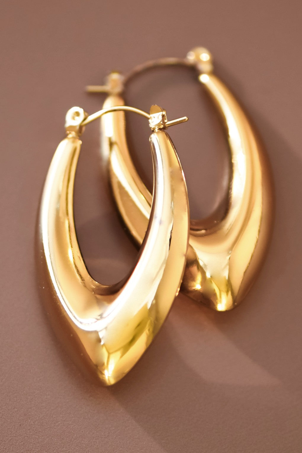 Simple Gold Earrings