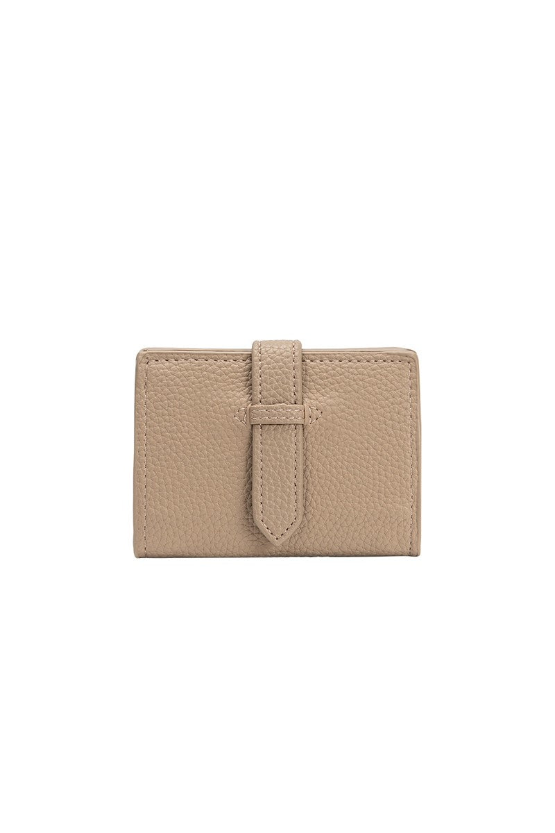 Pria Tan Vegan Leather Wallet