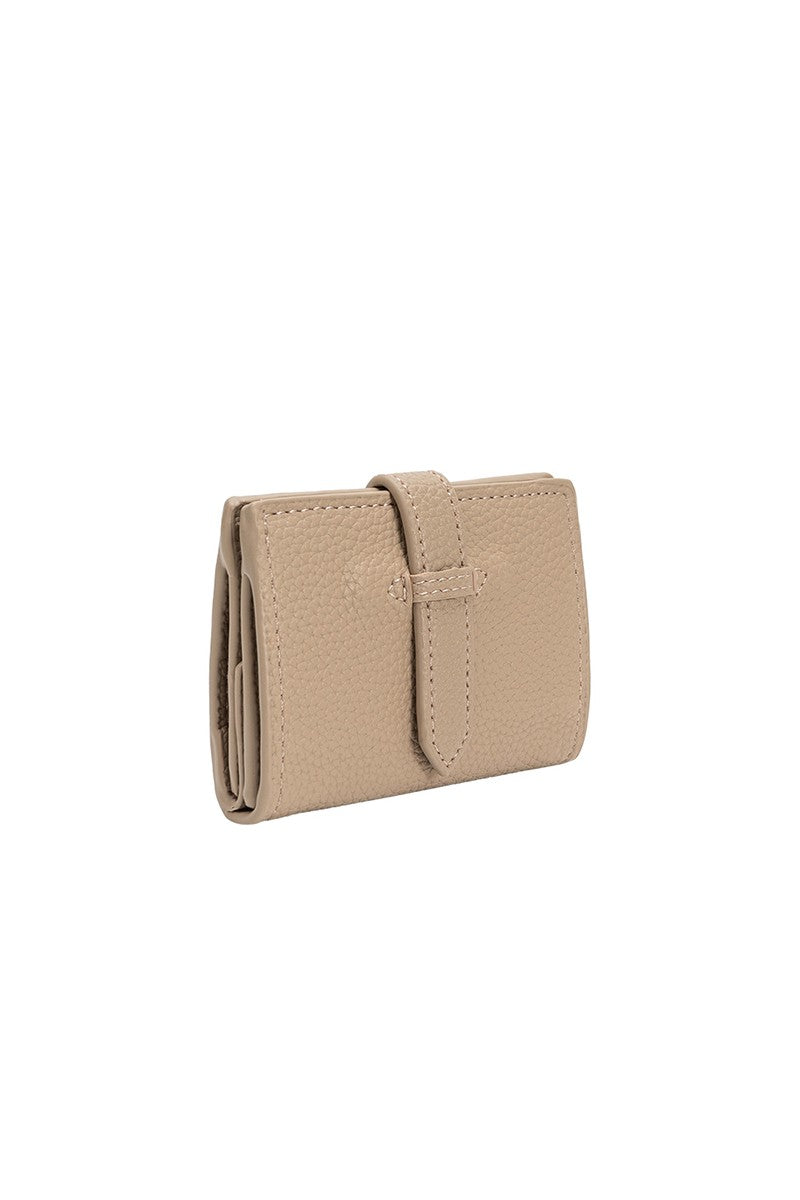 Pria Tan Vegan Leather Wallet