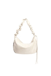 Reign Ivory Vegan Leather Shoulder Bag