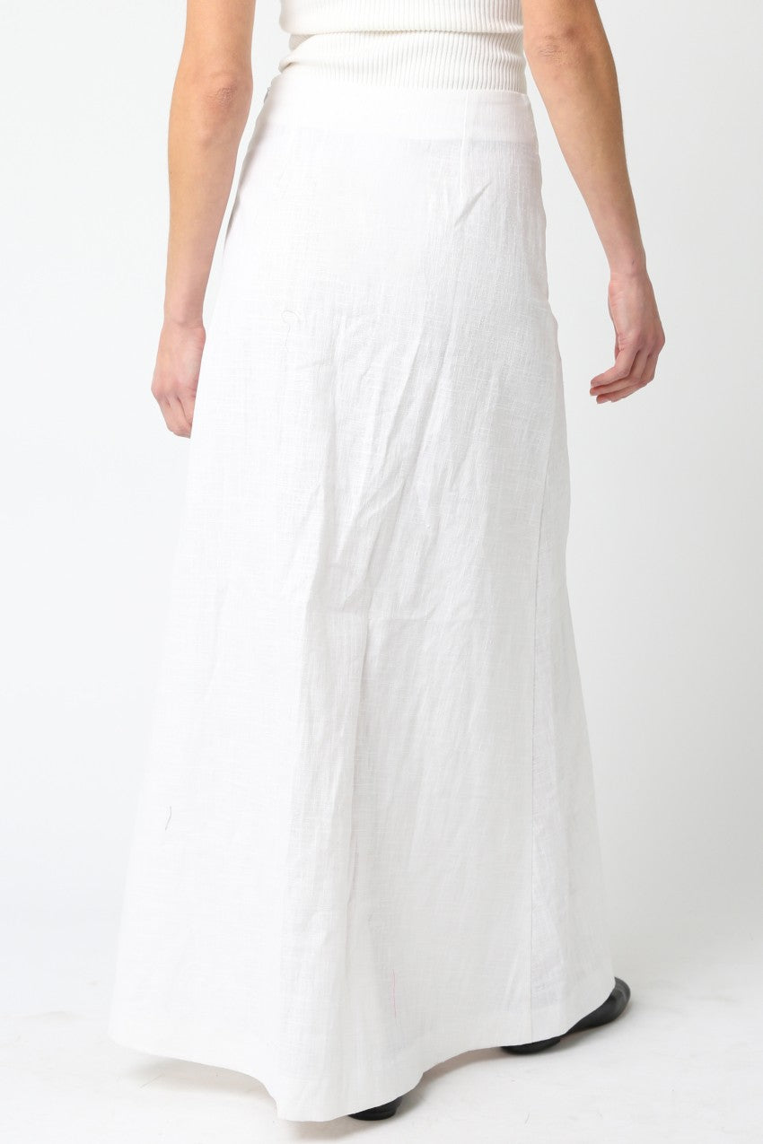 Finjie Button Skirt