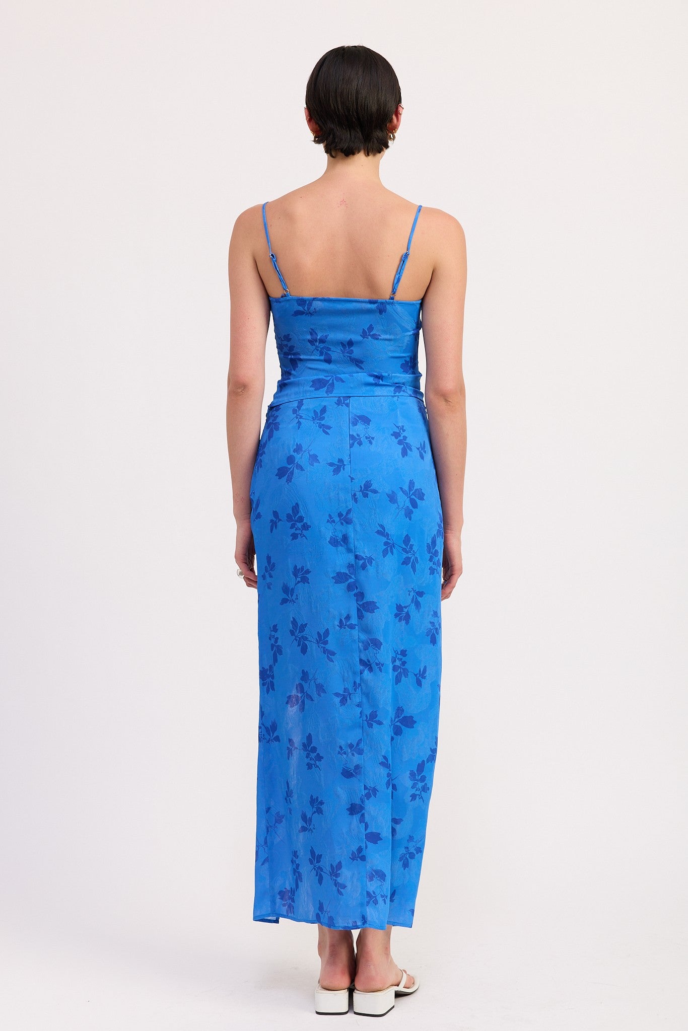 Floral Wrapped Sarong Skirt