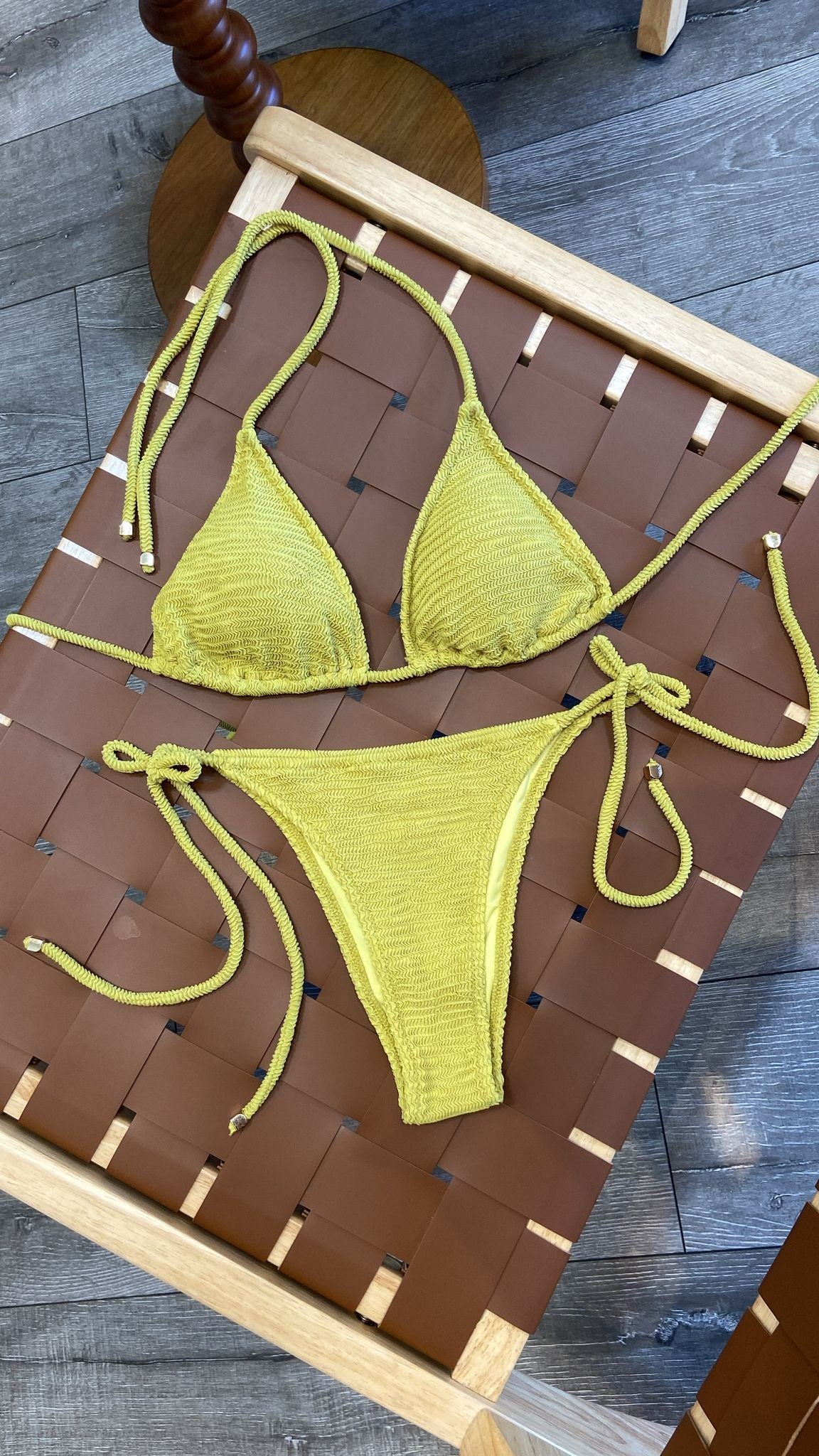 Endless Summer Mustard Bikini Set