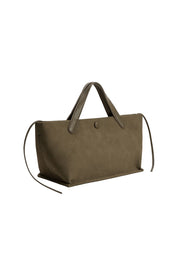 Jill Olive Recycled Vegan Suede Tote Bag