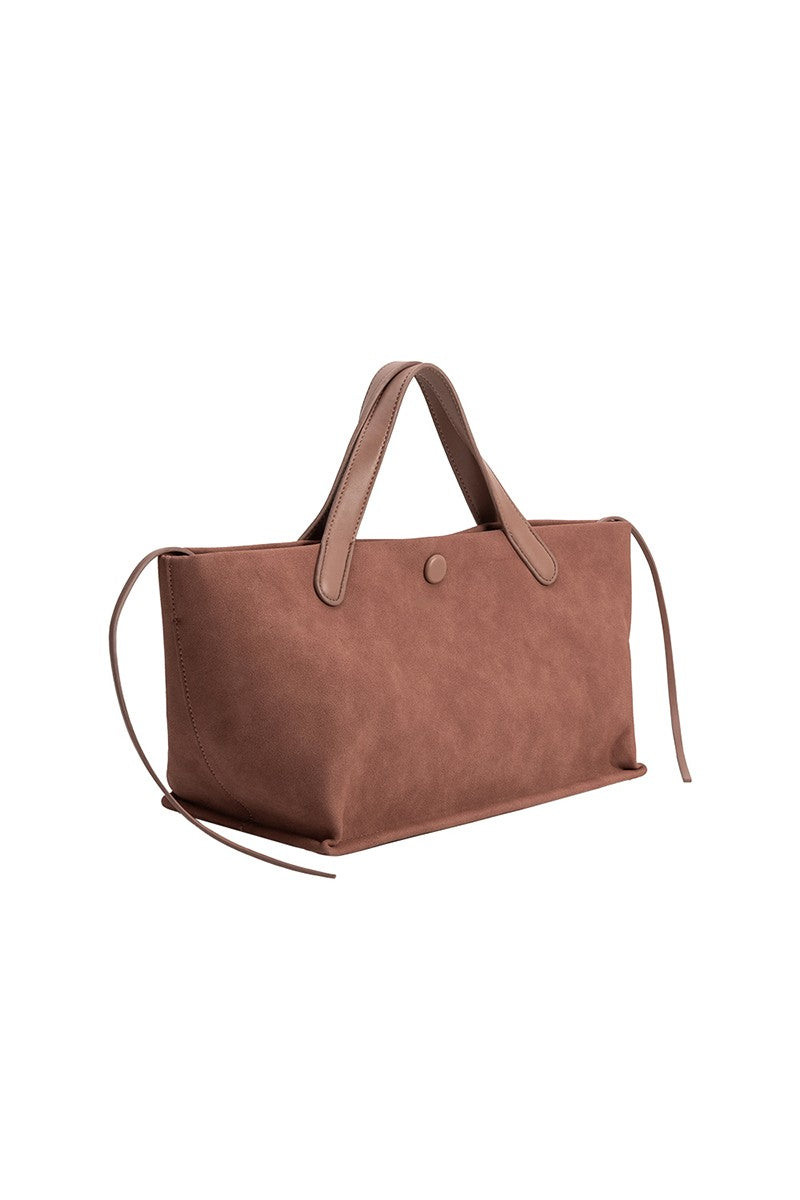 Jill Mauve Recycled Vegan Suede Tote Bag