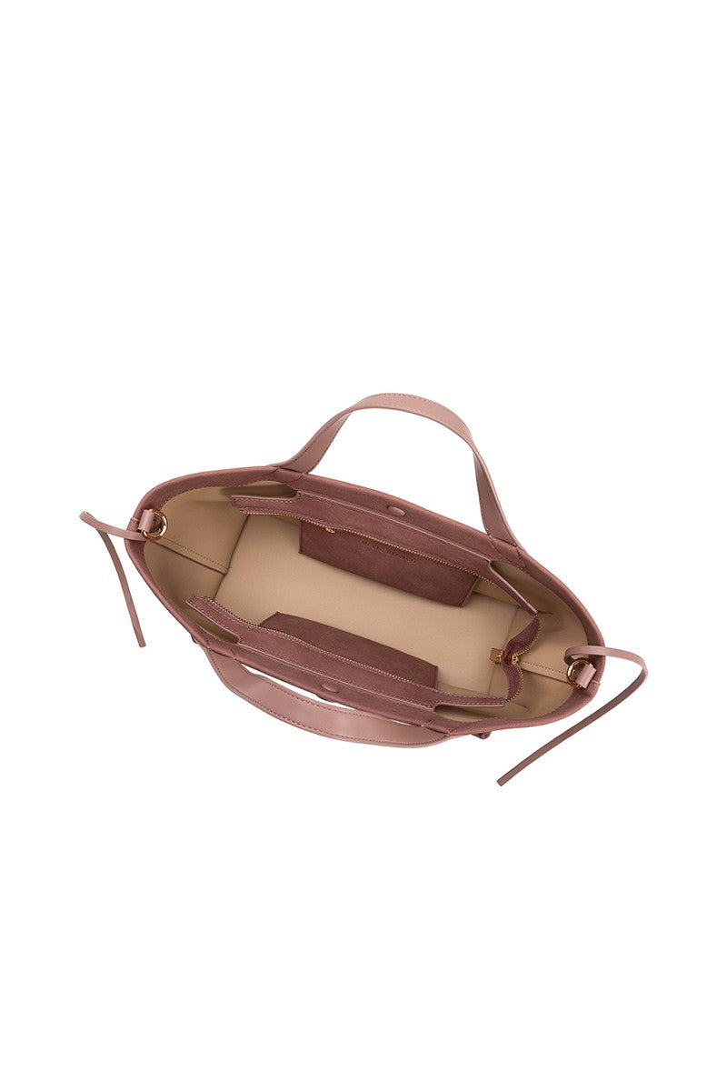 Jill Mauve Recycled Vegan Suede Tote Bag