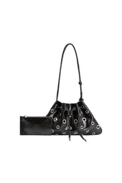 Paloma Black Vegan Shoulder Bag