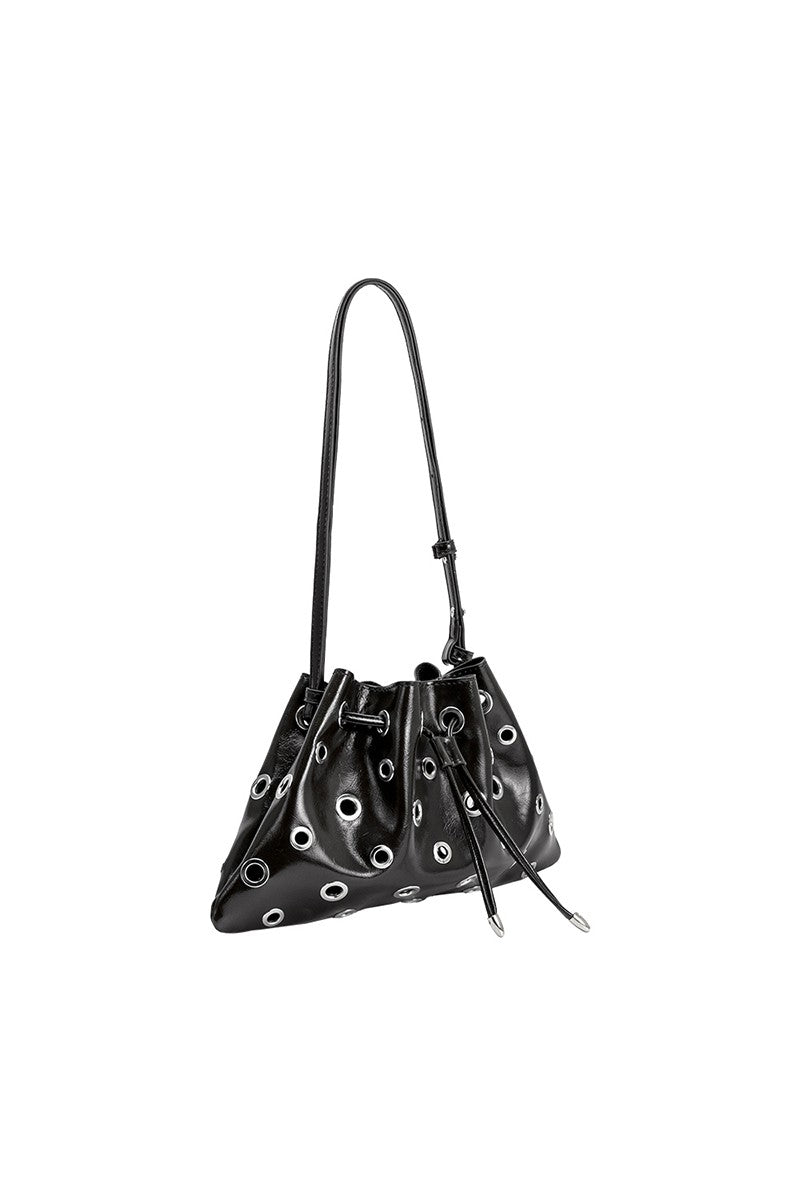 Paloma Black Vegan Shoulder Bag