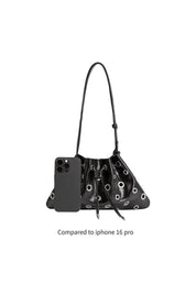 Paloma Black Vegan Shoulder Bag