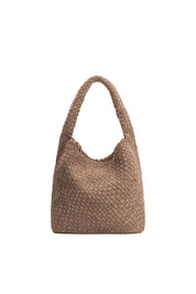 Johanna Clay Suede Vegan Leather Shoulder Bag
