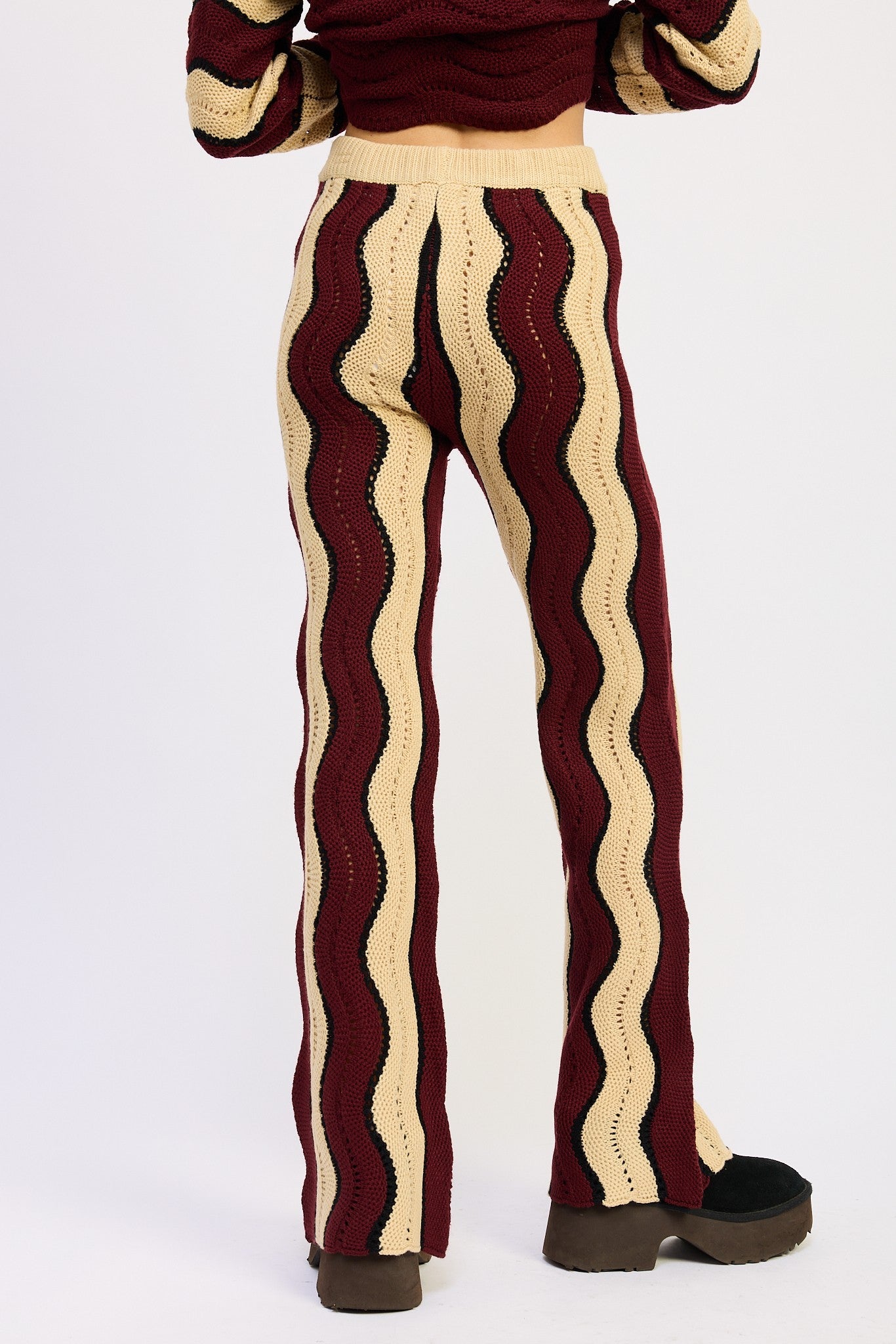 Multi Color Sweater Pants