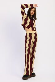 Multi Color Sweater Pants