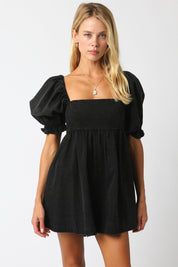 Black Ana Bubble Romper