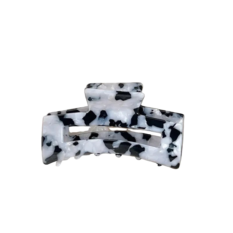 Cow Jumbo Animal Tort Print Hair Claw Clips