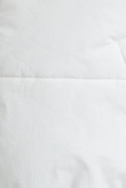 Puffer Jacket With Satin Ribbon On The Sleeve