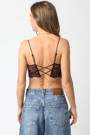 Brown Helena Lace Bralette