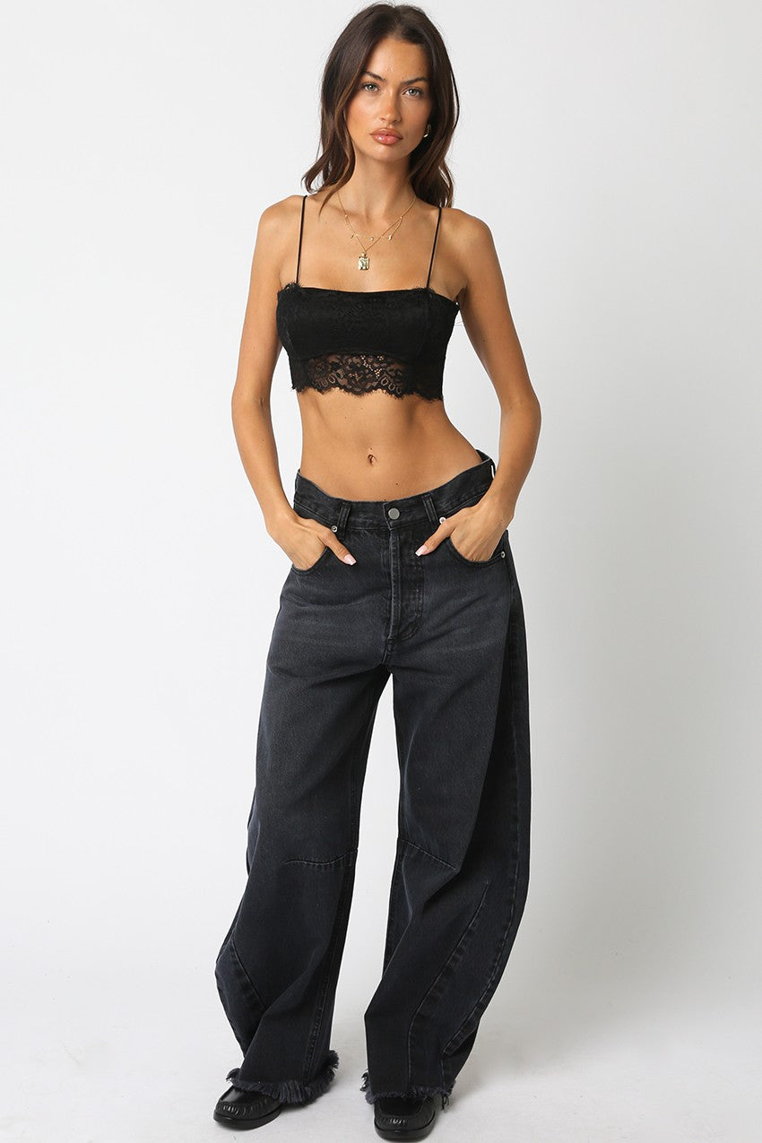 Black Helena Lace Bralette