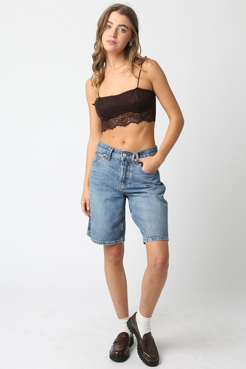 Brown Helena Lace Bralette