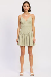 Mini Ruffle Striped Dress