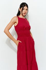 Marigold Maxi Dress - Gingham