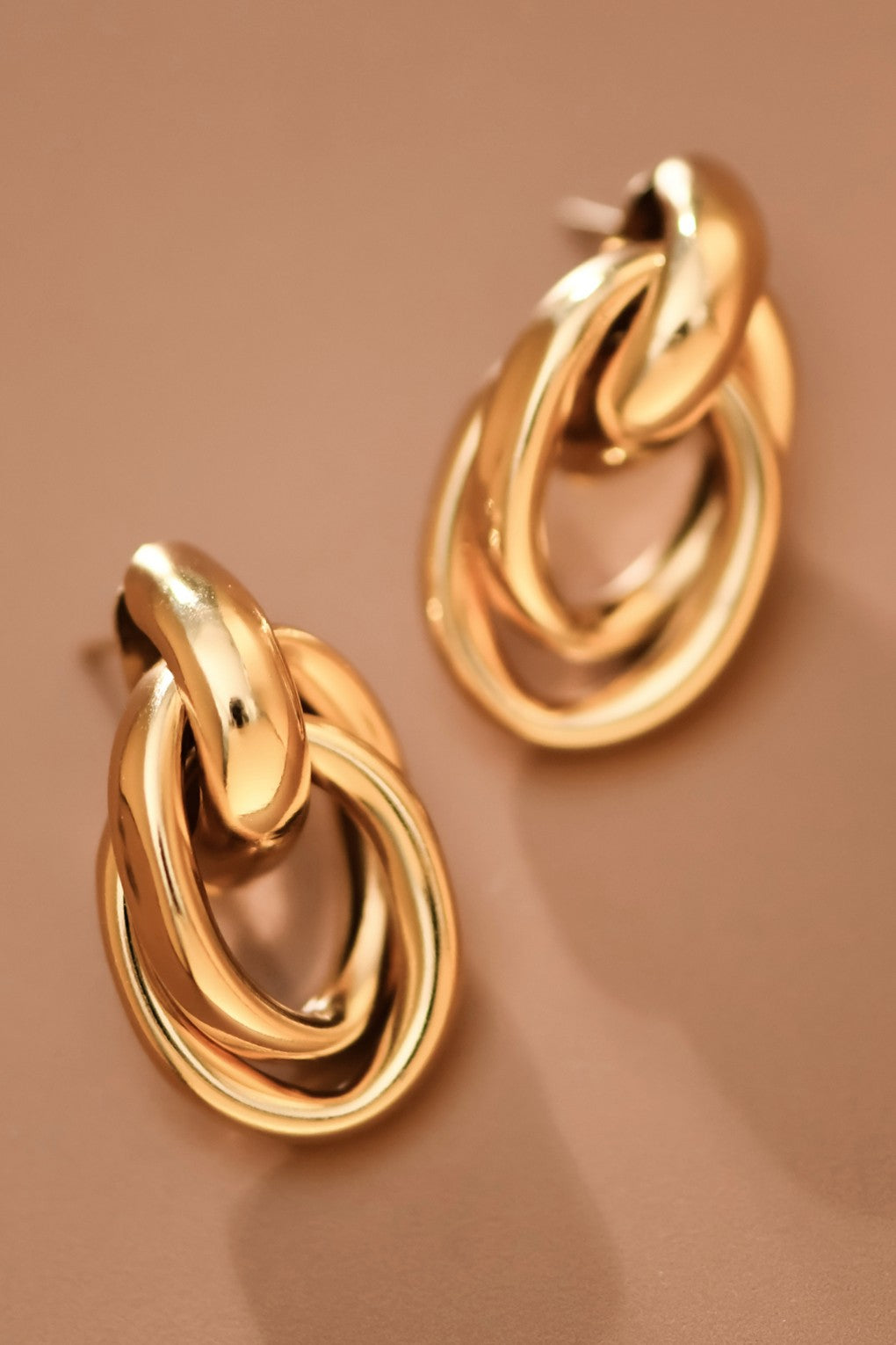 Gold Twist Studs