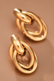 Gold Twist Studs