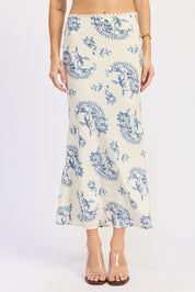 Mermaid Maxi Skirt With Lace Trim