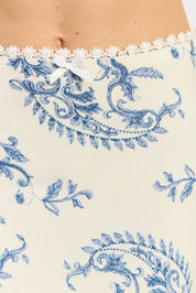 Mermaid Maxi Skirt With Lace Trim