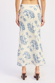 Mermaid Maxi Skirt With Lace Trim