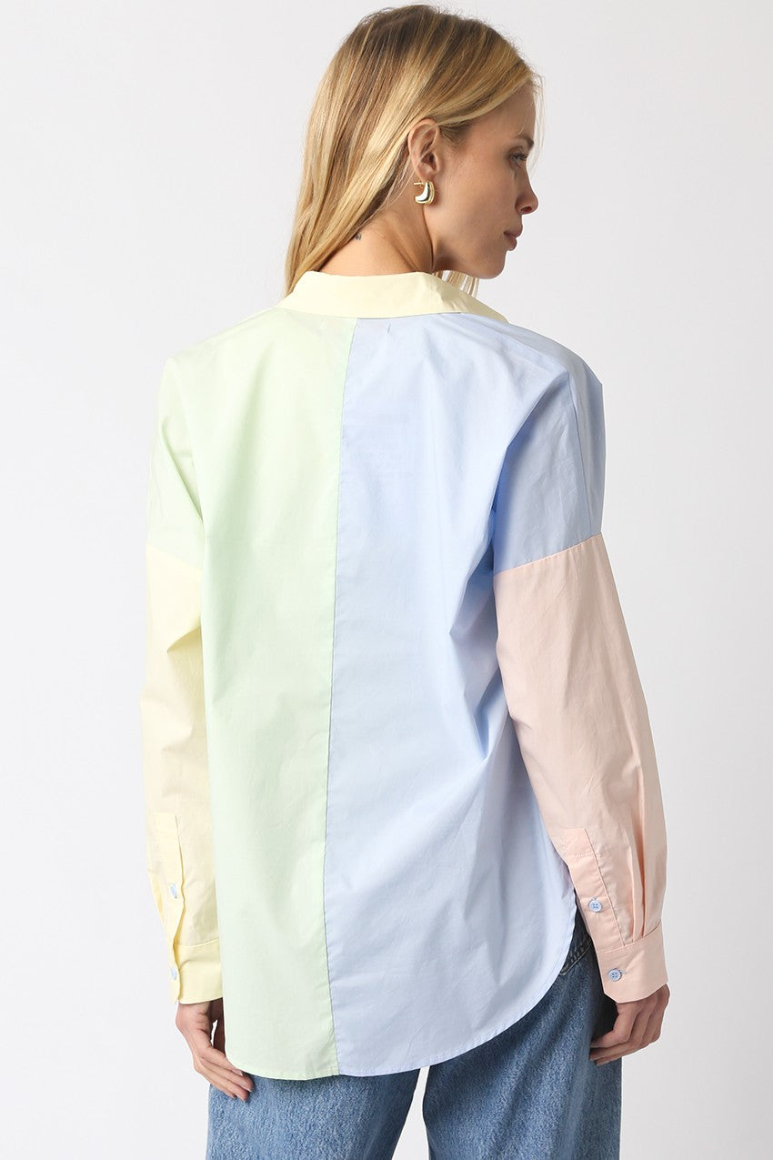 Frida Color Block Shirt